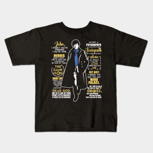 Sherlock Quotes Kids T-Shirt